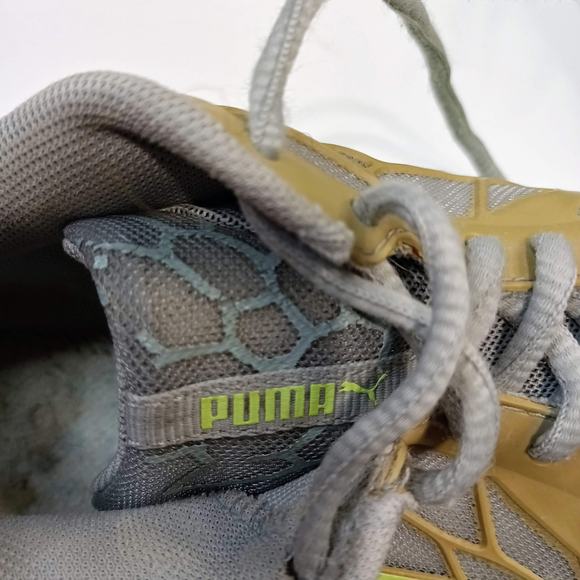 PUMA Womens Running Shoes Sneakers Sz 8 BioWeb Elite‎ WebCage Gray Blue Green - Picture 8 of 11